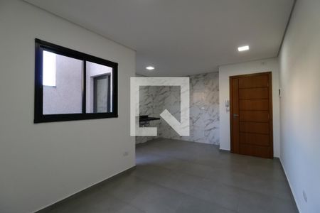 Sala de apartamento para alugar com 2 quartos, 58m² em Vila Eldizia, Santo André