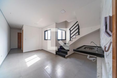 Sala de apartamento à venda com 2 quartos, 115m² em Vila Eldizia, Santo André