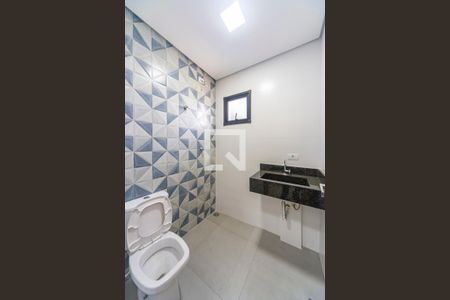 Banheiro  de apartamento à venda com 2 quartos, 115m² em Vila Eldizia, Santo André