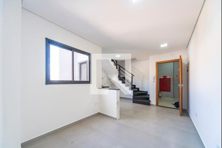 Sala de apartamento à venda com 2 quartos, 115m² em Vila Eldizia, Santo André