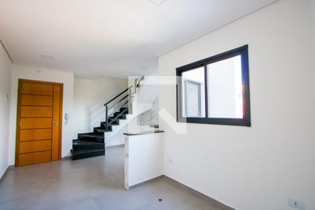 Sala de apartamento à venda com 2 quartos, 115m² em Vila Eldizia, Santo André