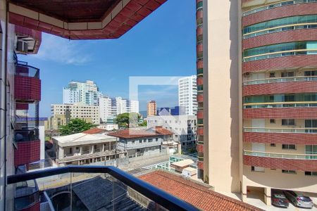 Sacada de apartamento para alugar com 1 quarto, 40m² em Vila Caiçara, Praia Grande