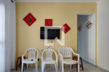 Sala de apartamento para alugar com 1 quarto, 40m² em Vila Caiçara, Praia Grande