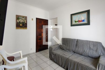 Sala de apartamento para alugar com 1 quarto, 40m² em Vila Caiçara, Praia Grande