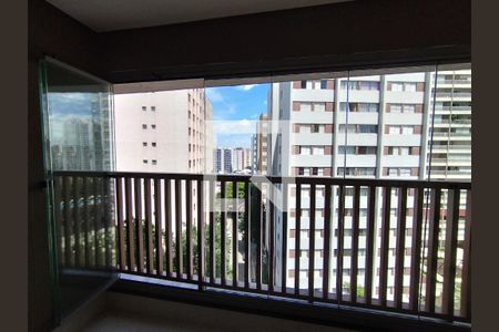 Varanda da Sala de apartamento para alugar com 1 quarto, 32m² em Vila Gumercindo, São Paulo