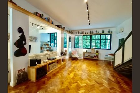 Sala de apartamento para alugar com 3 quartos, 300m² em Gávea, Rio de Janeiro