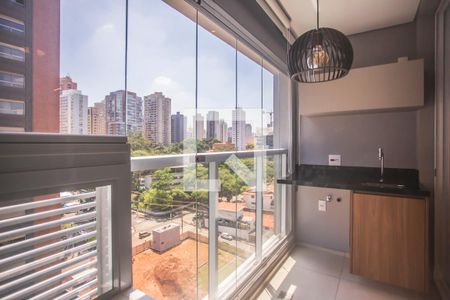 Varanda / Área de Serviço de kitnet/studio para alugar com 1 quarto, 26m² em Vila Clementino, São Paulo