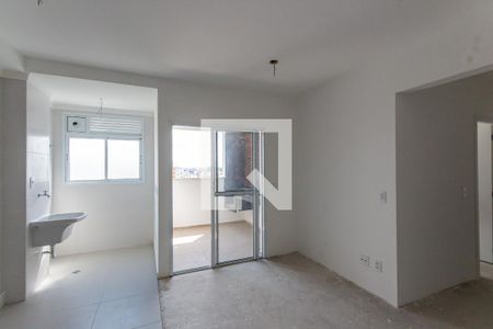 Sala de apartamento à venda com 2 quartos, 55m² em Jardim, Santo André