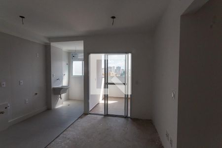 Sala de apartamento à venda com 2 quartos, 55m² em Jardim, Santo André