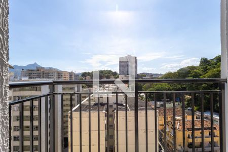 Sala / Quarto Varanda de apartamento para alugar com 1 quarto, 44m² em São Cristóvão, Rio de Janeiro