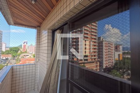 Varanda da Sala de apartamento para alugar com 3 quartos, 107m² em Ponta da Praia, Santos