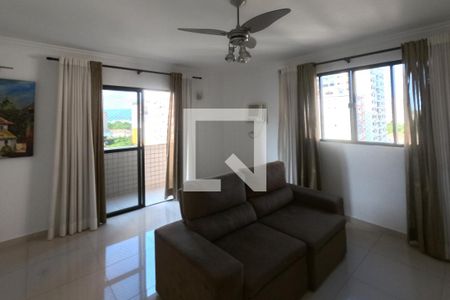 Sala de apartamento para alugar com 3 quartos, 107m² em Ponta da Praia, Santos