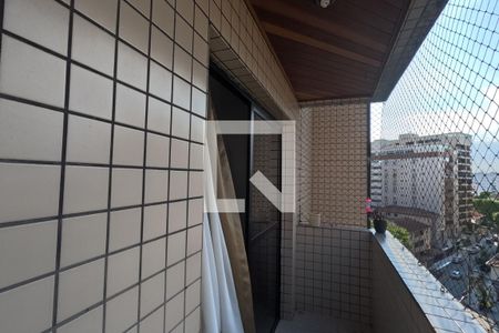 Varanda da Sala de apartamento para alugar com 3 quartos, 107m² em Ponta da Praia, Santos