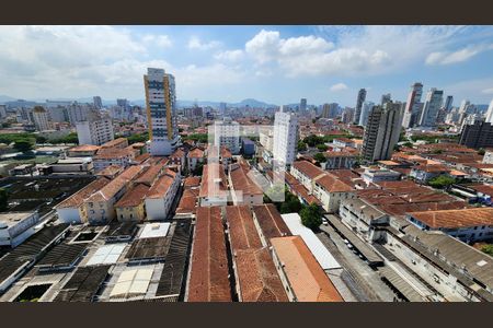 Vista da Sala de apartamento para alugar com 1 quarto, 62m² em Boqueirão, Santos