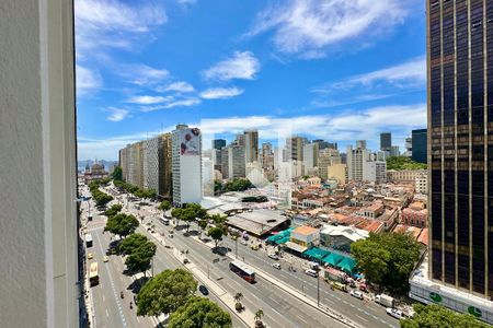 Vista da Sala de apartamento para alugar com 1 quarto, 47m² em Centro, Rio de Janeiro