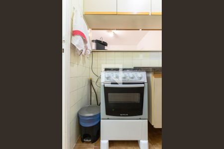 Cozinha de apartamento à venda com 1 quarto, 41m² em Indianópolis, São Paulo