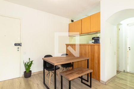 Sala de apartamento à venda com 1 quarto, 41m² em Indianópolis, São Paulo