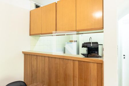 Cozinha de apartamento à venda com 1 quarto, 41m² em Indianópolis, São Paulo