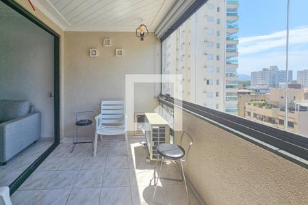 Varanda de apartamento para alugar com 2 quartos, 70m² em Balneario Guarujá, Guarujá