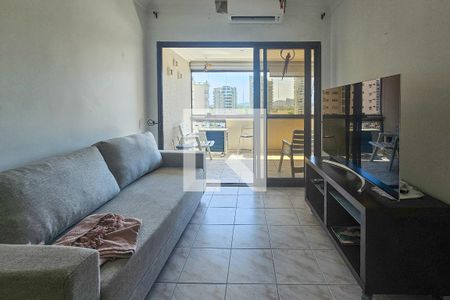 Sala de apartamento para alugar com 2 quartos, 70m² em Balneario Guarujá, Guarujá