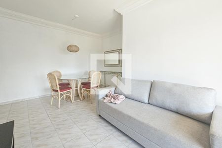 Sala de apartamento para alugar com 2 quartos, 70m² em Balneario Guarujá, Guarujá