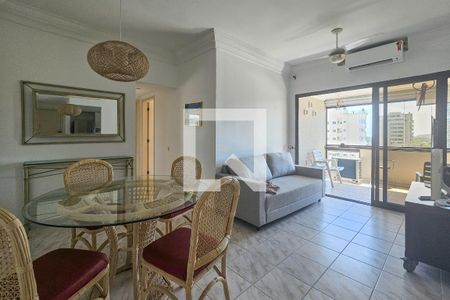 Sala de apartamento para alugar com 2 quartos, 70m² em Balneario Guarujá, Guarujá