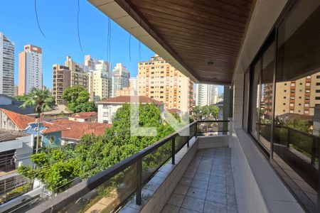 Varada da Sala de apartamento para alugar com 3 quartos, 240m² em Gonzaga, Santos