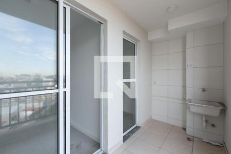 Varanda da Sala de apartamento à venda com 2 quartos, 43m² em Vila Norma, São Paulo