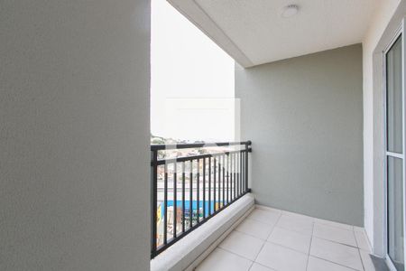 Varanda da Sala de apartamento à venda com 2 quartos, 43m² em Vila Norma, São Paulo