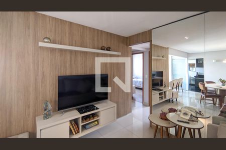 Sala de apartamento à venda com 3 quartos, 96m² em Palmares, Belo Horizonte