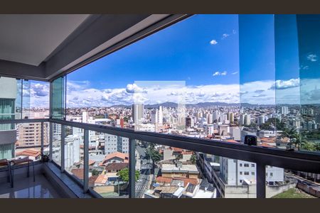 Sala de apartamento à venda com 3 quartos, 96m² em Palmares, Belo Horizonte