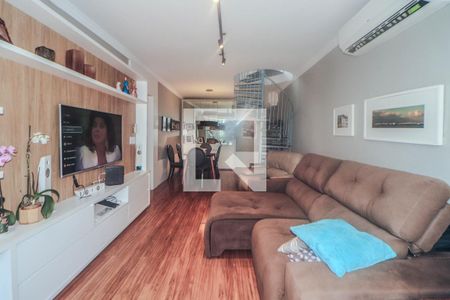 Sala de apartamento à venda com 4 quartos, 215m² em Três Figueiras, Porto Alegre