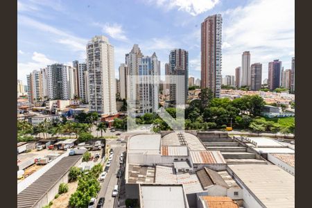 Sala/Quarto - Vista da Varanda de apartamento para alugar com 1 quarto, 25m² em Vila Regente Feijó, São Paulo