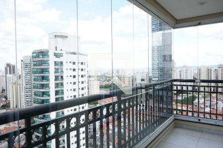 varanda de apartamento para alugar com 1 quarto, 50m² em Jardim Anália Franco, São Paulo