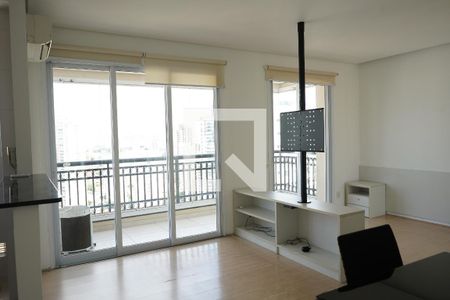 Sala de apartamento para alugar com 1 quarto, 50m² em Jardim Anália Franco, São Paulo