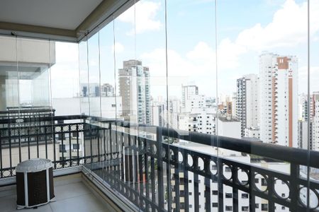 varanda de apartamento para alugar com 1 quarto, 50m² em Jardim Anália Franco, São Paulo