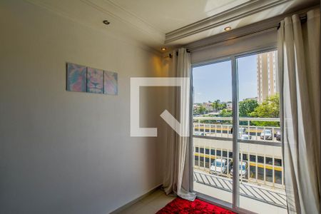 Sala de apartamento à venda com 2 quartos, 52m² em Vila Alzira, Santo André