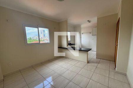 Sala de apartamento para alugar com 1 quarto, 37m² em Jardim California, Ribeirão Preto