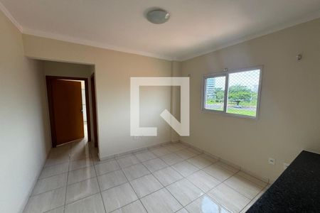 Sala de apartamento para alugar com 1 quarto, 37m² em Jardim California, Ribeirão Preto