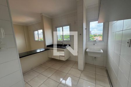 Cozinha - Lavanderia de apartamento para alugar com 1 quarto, 37m² em Jardim California, Ribeirão Preto