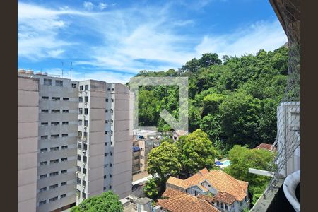 Vista da sala de apartamento à venda com 3 quartos, 121m² em Cosme Velho, Rio de Janeiro