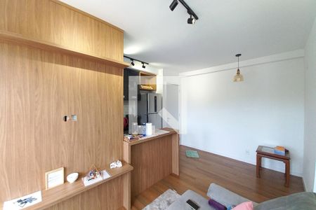 Sala de apartamento para alugar com 2 quartos, 56m² em Nova Campinas, Campinas