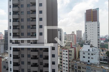 Vista da Varanda da Sala/Quarto de kitnet/studio para alugar com 1 quarto, 29m² em Bela Vista, São Paulo