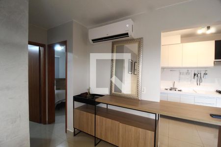 Sala de apartamento para alugar com 2 quartos, 54m² em Jardim Inconfidência, Uberlândia