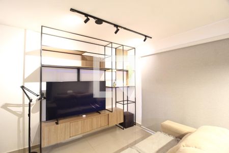 Sala de apartamento para alugar com 2 quartos, 54m² em Jardim Inconfidência, Uberlândia