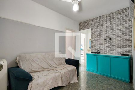 Sala de apartamento para alugar com 1 quarto, 55m² em Vila Tupi, Praia Grande