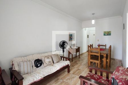 Sala de apartamento para alugar com 2 quartos, 70m² em Vila Assuncao, Praia Grande