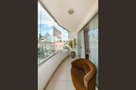 Varanda da Sala de apartamento à venda com 3 quartos, 80m² em Barroca, Belo Horizonte