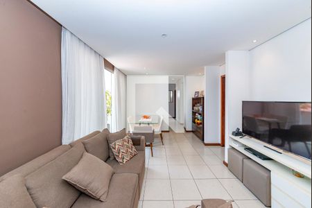 Sala de apartamento à venda com 3 quartos, 80m² em Barroca, Belo Horizonte