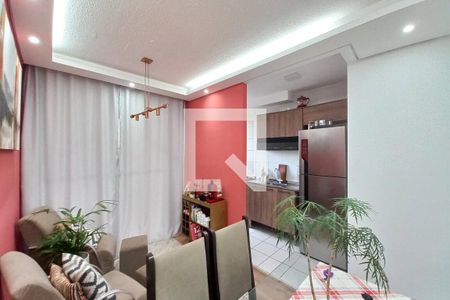 Sala de apartamento para alugar com 2 quartos, 46m² em Vila Palacios, Campinas